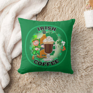 Irish Coffee - An Elixir. Throw Pillow