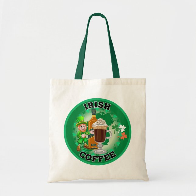 Irish Coffee - An Elixir. Tote Bag (Front)