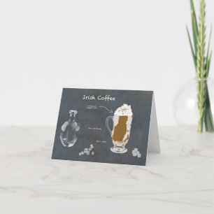 Irish Coffee Card