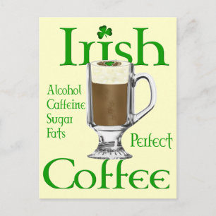 Irish Coffee lovers gifts Postcard