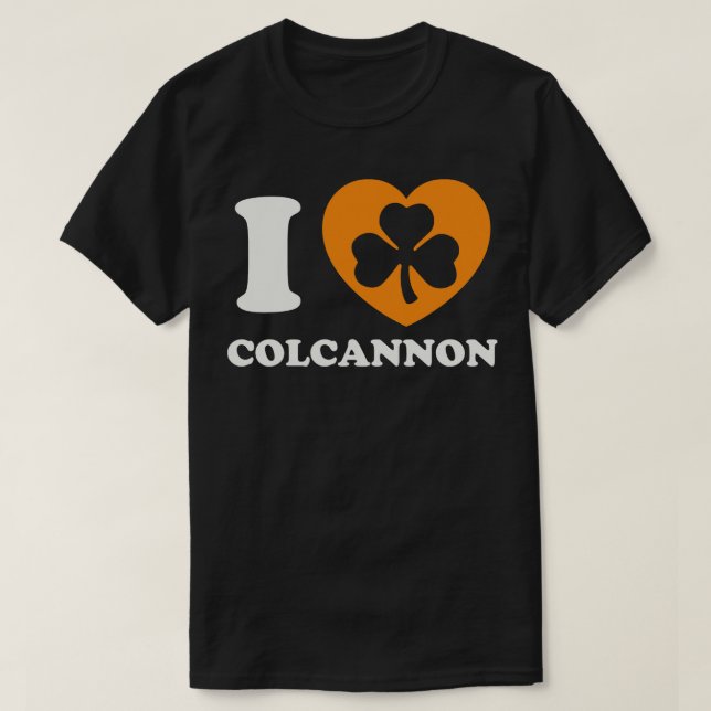 Irish Colcannon St Patricks Day Food Irish Pride T-Shirt (Design Front)