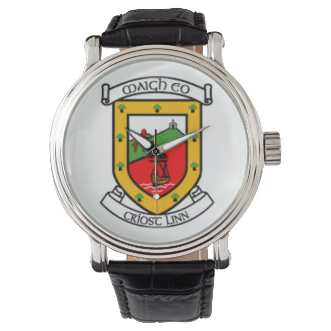 Irish Comté Personnalisé Montres Homme Co.Mayo. (devant)