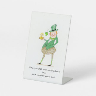 Irish Congratulations Pedestal Sign
