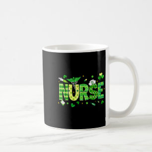 Irish Coquette Nurse Stethoscope Scrub St Patricks Coffee Mug