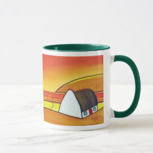 Irish Cottage at Sunset Mug