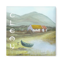 Irish Cottage Lave-vaisselle Magnet CLEAN par Bonh