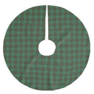 Irish County Dublin Tartan Brushed Polyester Tree Skirt