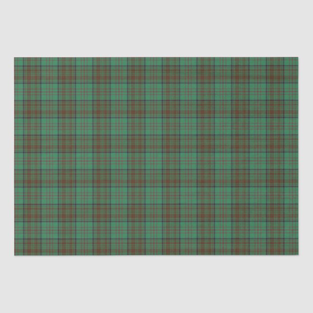 Irish County Dublin Tartan Tissue Paper (Front)