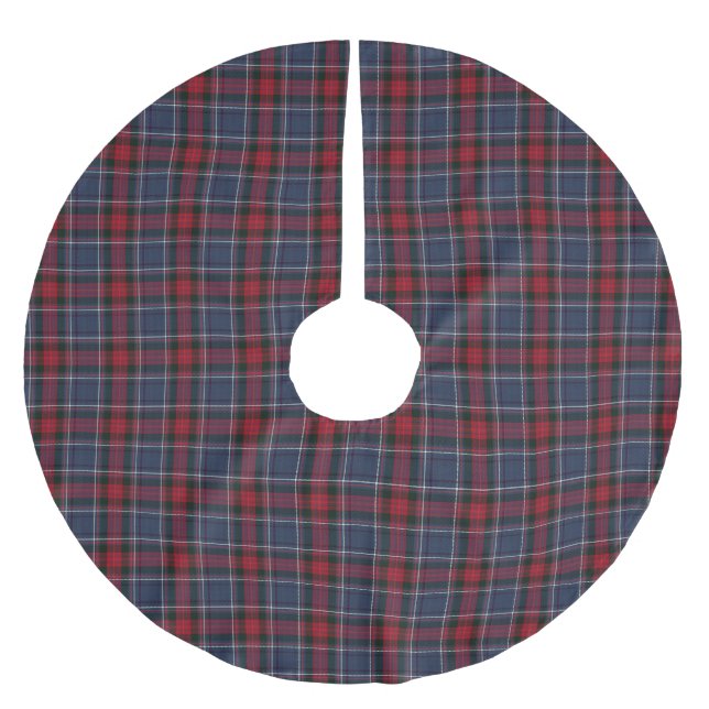 Irish County Louth Tartan Plaid   Brushed Polyester Tree Skirt (Front)