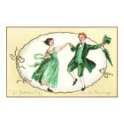 Irish Couple Dancing Vintage St Patrick's Day