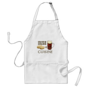 Irish Cuisine Potato + Beer! Standard Apron