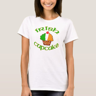 Irish Cupcake in Irish flag colours T-Shirt