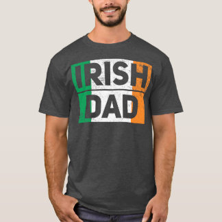 Irish Dad Father Fathers Day Vintage T-Shirt