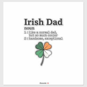 Irish Dad Funny Definition Clover Vintage Shirt