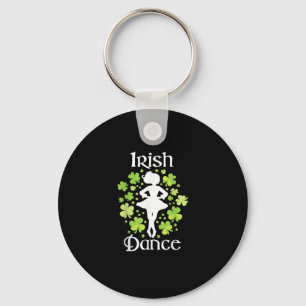 Irish Dance - Irish Dancer Ceili Reel Dance T-Shir Keychain