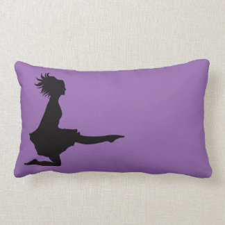 Irish dance jump lumbar pillow