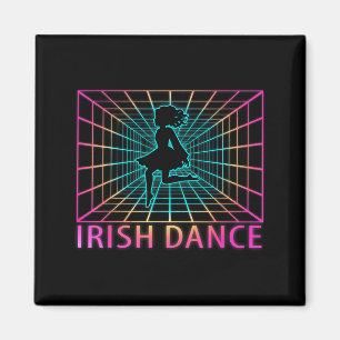 Irish Dance Retro Dancer Gift Magnet