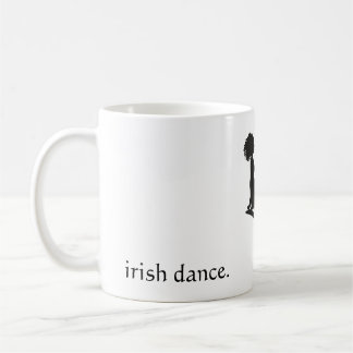 irish dance. - Silhouette Soft Shoe Irish Dancer Coffee Mug