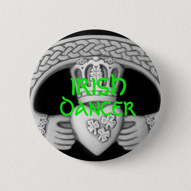 IRISH DANCER Button / Pin - FEIS (Front)