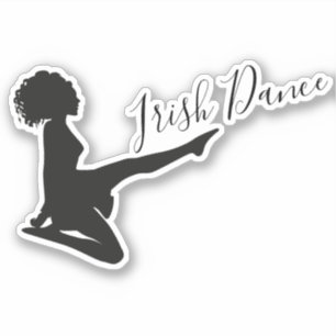 Irish Dancer Dancing Soft Shoe Black White Dance