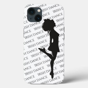 Irish Dancer Hard Shoe Black and White Dance iPhone 13 Case