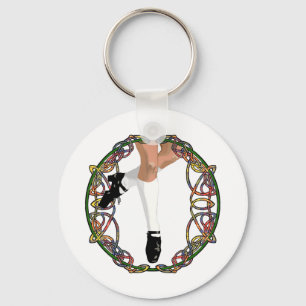 Irish Dancer Hard Shoe Keychain
