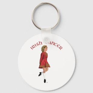 Irish Dancer in Red Keychain