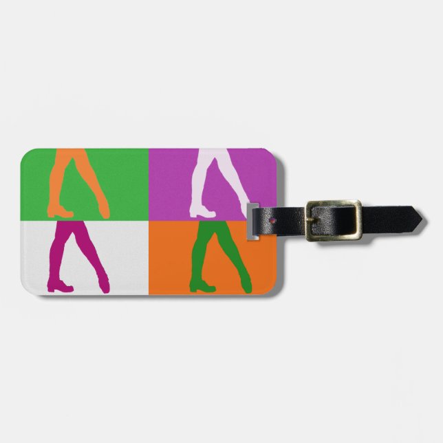 Irish Dancer Luggage Tag (Front Horizontal)
