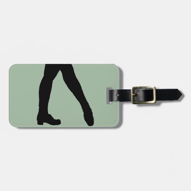 Irish Dancer Luggage Tag (Front Horizontal)