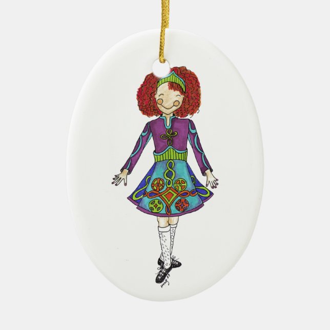 Irish Dancer Ornament Collection: (Front)