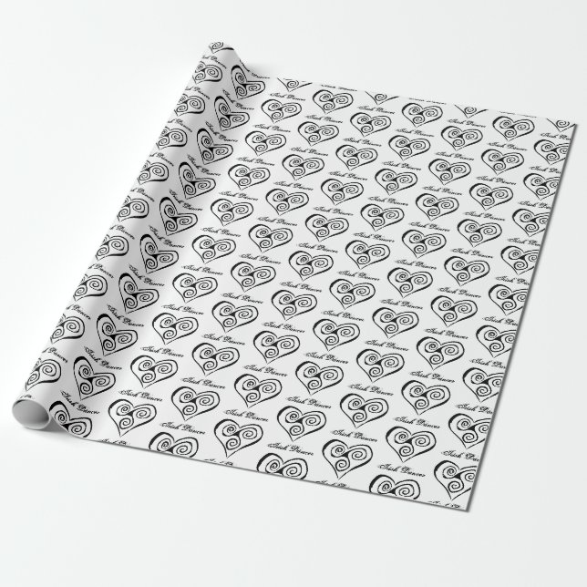 Irish Dancer Wrapping Paper (Unrolled)