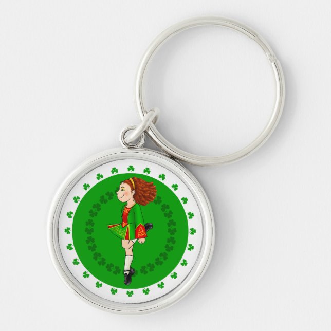 Irish Dancer's Irish Dancing Keychain (Front)