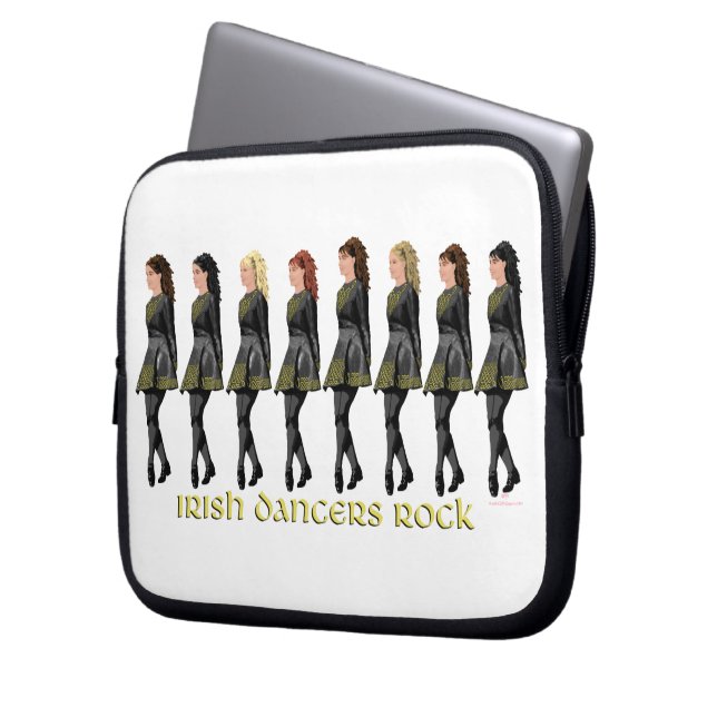 Irish Dancers Rock Laptop Sleeve (Front Left)