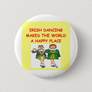 irish dancing 2 inch round button