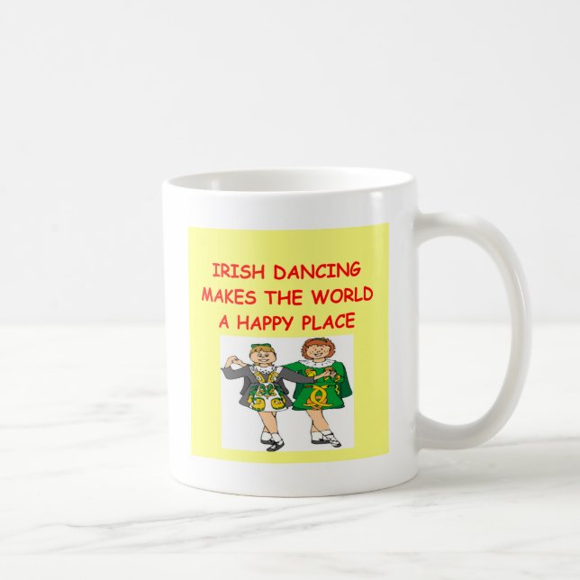 irish dancing coffee mug (Right)