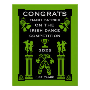 Irish Dancing Competition Poster