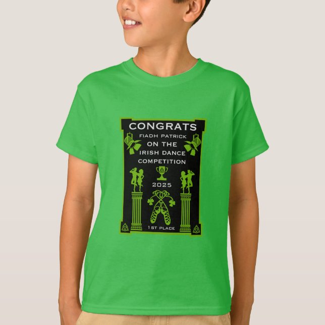 Irish Dancing Competition T-Shirt (Front)