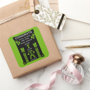 Irish Dancing Congratulations Square Sticker