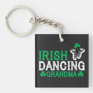 Irish Dancing Grandma Irish Step Dancer Women Keychain