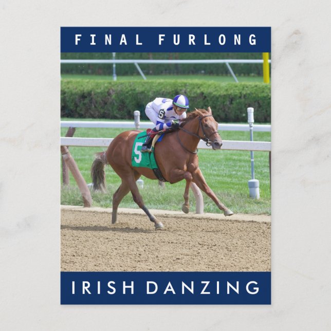 Irish Danzing - Oklahoma Training Track Postcard (Front)
