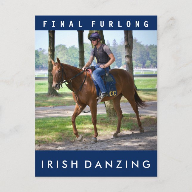 Irish Danzing - Oklahoma Training Track Postcard (Front)