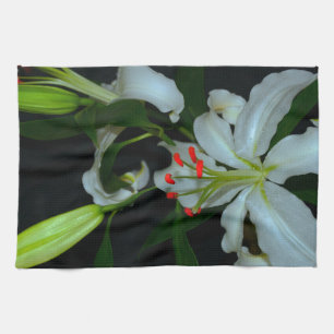 Irish Design-Brass and Flower Collection Kitchen Towel