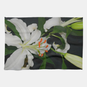 Irish Design-Brass and Flower Collection Kitchen Towel