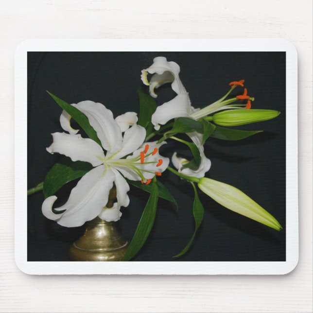 Irish Design-Brass and Flower Collection Mouse Pad (Front)