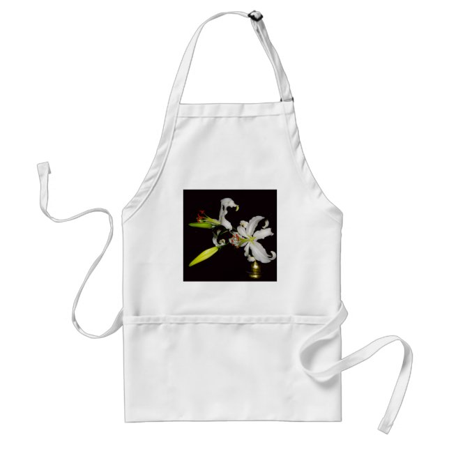 Irish Design- Brass and Flower Collection Standard Apron (Front)