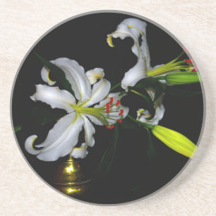Irish Design-Brass and Flower Design Coaster