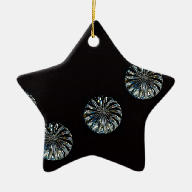 Irish Design-The Crystal Collection Ceramic Ornament (Front)