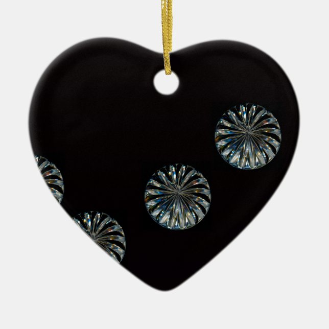 Irish Design-The Crystal Collection Ceramic Ornament (Front)