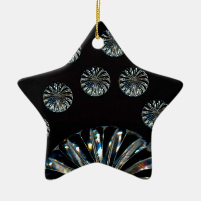 Irish Design-The Crystal Collection Ceramic Ornament (Front)