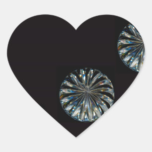 Irish Design-The Crystal Collection Heart Sticker